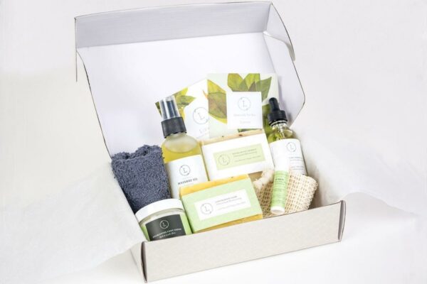 Men Natural skincare set, Men Grooming kit, Eucalyptus bath and body - Image 2