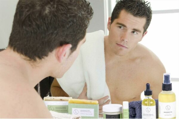 Men Natural skincare set, Men Grooming kit, Eucalyptus bath and body - Image 4