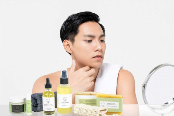 Men Natural skincare set, Men Grooming kit, Eucalyptus bath and body - Image 10