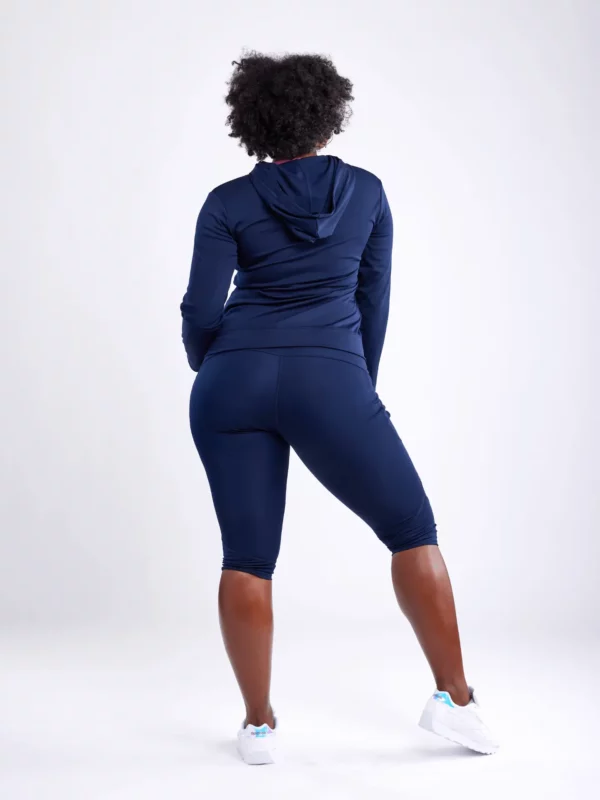 Mid-Rise Capri Fitness Leggings with Side Pockets - Image 20