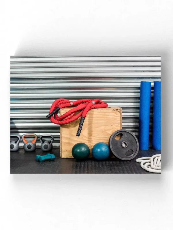 Fitness Equipment Wrapped Canvas -Image by Shutterstock - Image 4